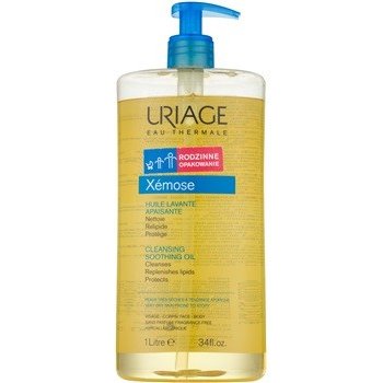 Uriage Xémose zklidňující čistící olej na obličej a tělo (Soothing Cleansing Oil) 1000 ml