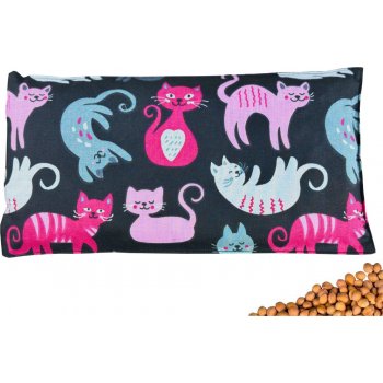 VFstyle Kittens nahřívací polštářek s třešňovými peckami 30x15 cm