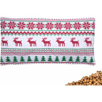 VFstyle nahřívací polštářek s třešňovými peckami 30x15 cm Christmas