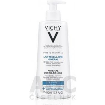 Vichy Purete Thermale odličovací mléko pro suchou pleť 400 ml'