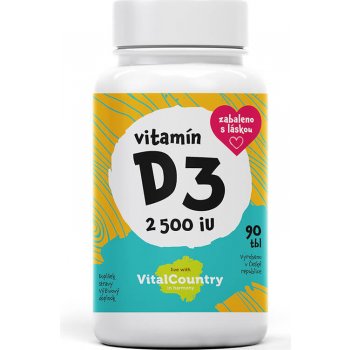 Vital Country Vitamín D3 2500IU 90 tablet