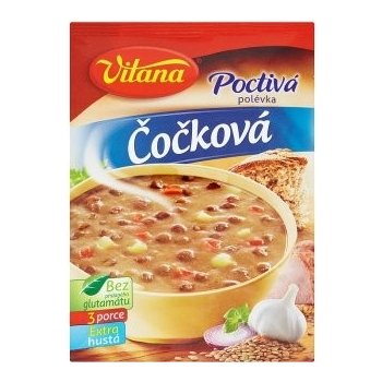 Vitana Poctivá instantní čočková polévka extra hustá, 127g