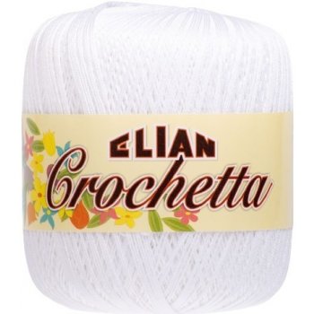 VSV Háčkovací příze Crochetta 3201 - bílá