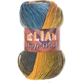 VSV Pletací příze Elian Soft Wool 576 - žlutá