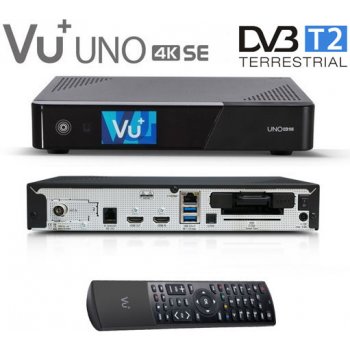 VU+ UNO 4K SE H.265 (1x MTSIF DUAL DVB-T2 tuner)