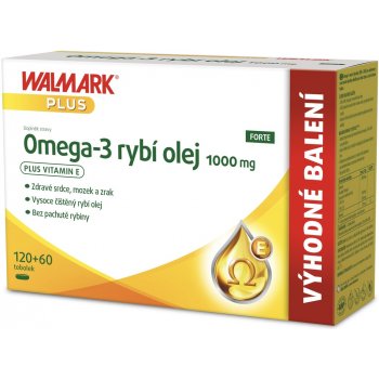 Walmark Omega 3 rybí olej Forte 180 tablet