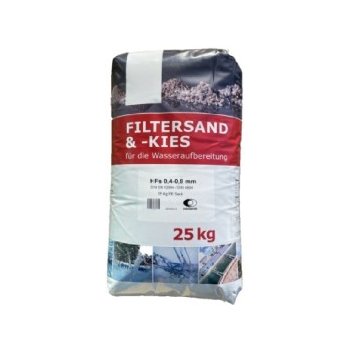 Wolf Muller Quartzsande filtrační písek 1 - 2 mm 25 kg