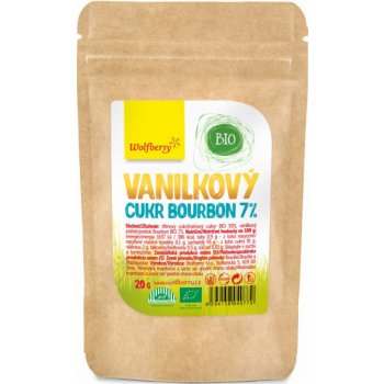 Wolfberry Vanilkový cukr Bourbon 7% 20 g