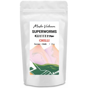 Worm Up Křupaví červíci se solí a chilli 20 g