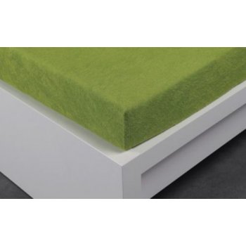 Xhouse Prostěradlo froté zelené 165g/m2 180x200