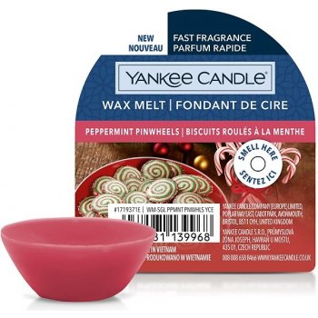 Yankee Candle Peppermint Pinwheels Vosk do aromalampy 22 g