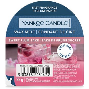 Yankee Candle Sweet Plum Sake vonný vosk do aromalampy 22 g