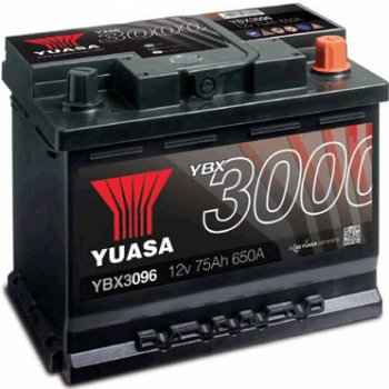 Yuasa YBX3000 12V 75Ah 650A YBX3096