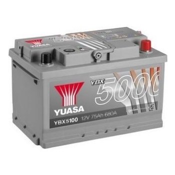 Yuasa YBX5000 12V 75Ah 680A YBX5100