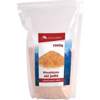 Zdravý den himalájská sůl jedlá růžová 1 kg