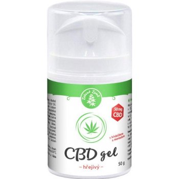 Zelená Země CBD hřejivý gel 50 g