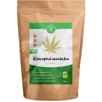 ZELENÁ ZEMĚ Konopné semínko loupané BIO 500 g