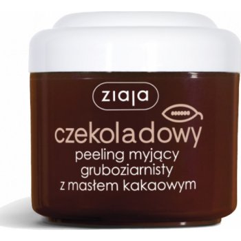 Ziaja čokoládový mycí peeling hrubozrnistý Kakaové máslo 200 ml