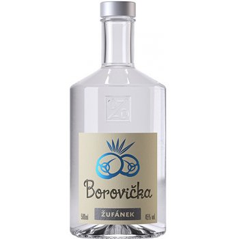 Žufánek Borovička 45% 0,5 l (holá láhev)