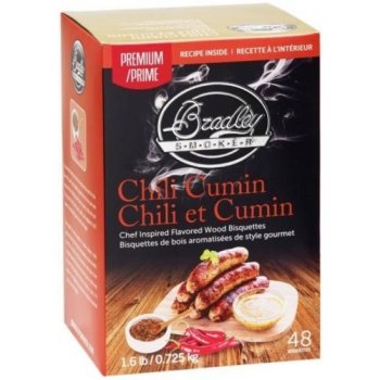 Bradley Smoker Premium Chili Cumin 48 ks -