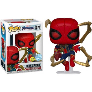 Funko Pop! 574 Marvel Avengers Endgame Iron Spider Glows in the Dark