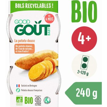 Good Gout Bio Batátové pyré 2 x 120 g