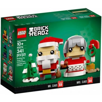 LEGO® BrickHeadz 40274 Pan a paní Santa Clausovi