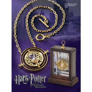 Noble Collection Hermionin obraceč času pozlacený Harry Potter