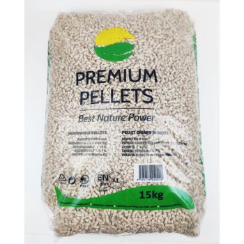 OBI Premium Pellets topné smrkové pelety Enplus A1 pr. 6 mm 15 kg