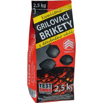 SERVIS LES Grilovací brikety 2,5 kg