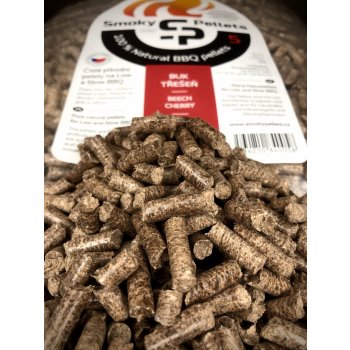 Smoky Pellets dřevěné grilovací pelety buk/třešeň 15 kg