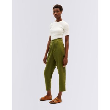 Thinking MU Forest Green Rina Pants GREEN