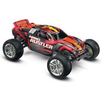 Traxxas Nitro Rustler TQi RTR červená 1:10