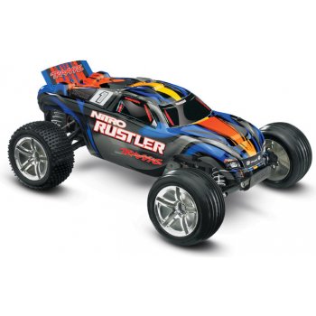 Traxxas Nitro Rustler TQi RTR modrá 1:10