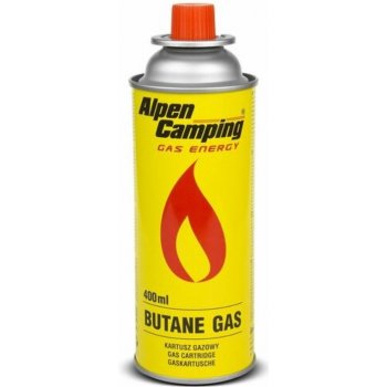 Alpen Camping plynová kartuše do plynových vařičů 400 ml