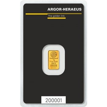 Argor-Heraeus zlatý slitek 1 g