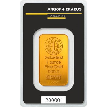 Argor-Heraeus zlatý slitek 1 oz