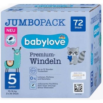 babylove Premium pleny junior Jumbopack 72 ks