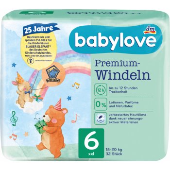 babylove Premium pleny XXL 32 ks