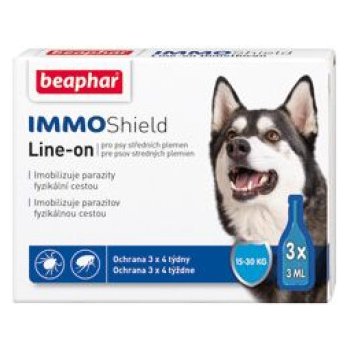 Beaphar Line-on Immo Shield pro psy M 9 ml