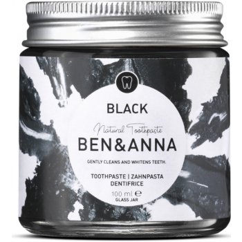 Ben & Anna přírodní zubní pasta na bělení zubů s aktivním uhlím activated charcoal 100 ml