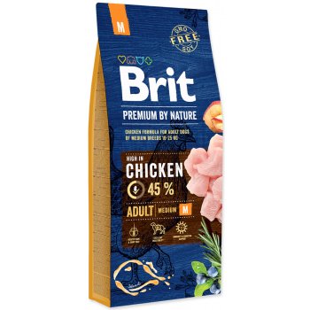 Brit Premium by Nature Adult M 15 kg