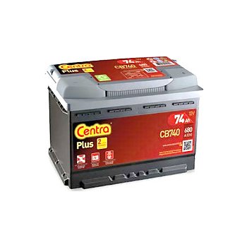 Centra Plus 12V 74Ah 680A CB740