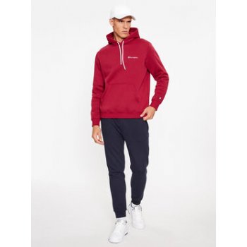 Champion Mikina Hooded Sweatshirt 219208 Bordó Comfort Fit