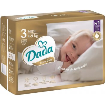 Dada Extra Care 3 MIDI 4-9 kg 40 ks