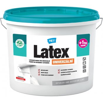 Disperzní malířská barva HET Latex univerzální 5+1kg