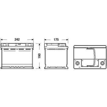 Exide Start-Stop EFB 12V 60Ah 640A EL600