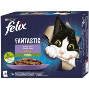 Felix Fantastic Lahodný výběr se zeleninou v želé 12 x 85 g