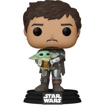 Funko Pop! Mandalorian Mando Holding Child 9 cm