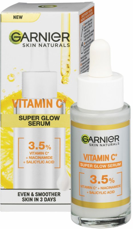 Poznámky k Garnier Skin Naturals Vitamin C Super Glow Serum 30 ml